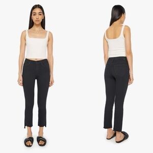 Mother The Insider Crop Step Fray Jeans